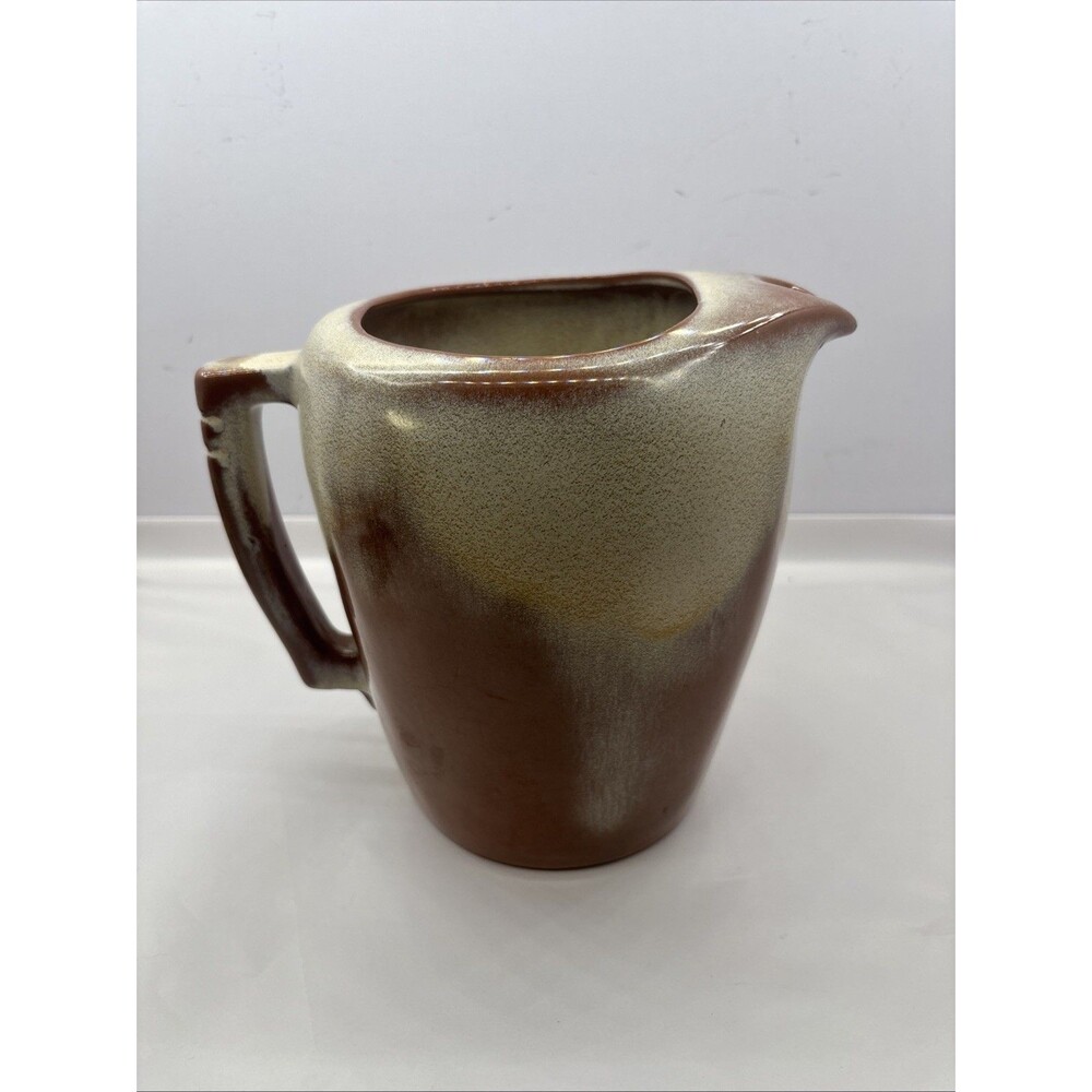 Vintage Frankoma Pottery Plainsman Desert Gold Pitcher Clay  5D MCM
